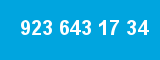 923 643 17 34 923 643 17 34